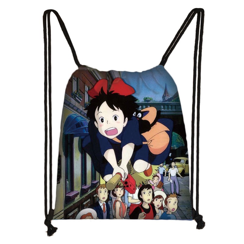 Mini Sac à Dos - Studio Ghibli Kiki La Petite Sorcière - Carte De La V Avec Breloque De Jiji En Faux Cuir Mini Sac à Dos - Studio Ghibli Kiki La Petite Sorcière - Carte De La V Avec Breloque De Jiji En Faux Cuir