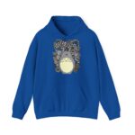 Sweat Totoro Fleurs Bleu