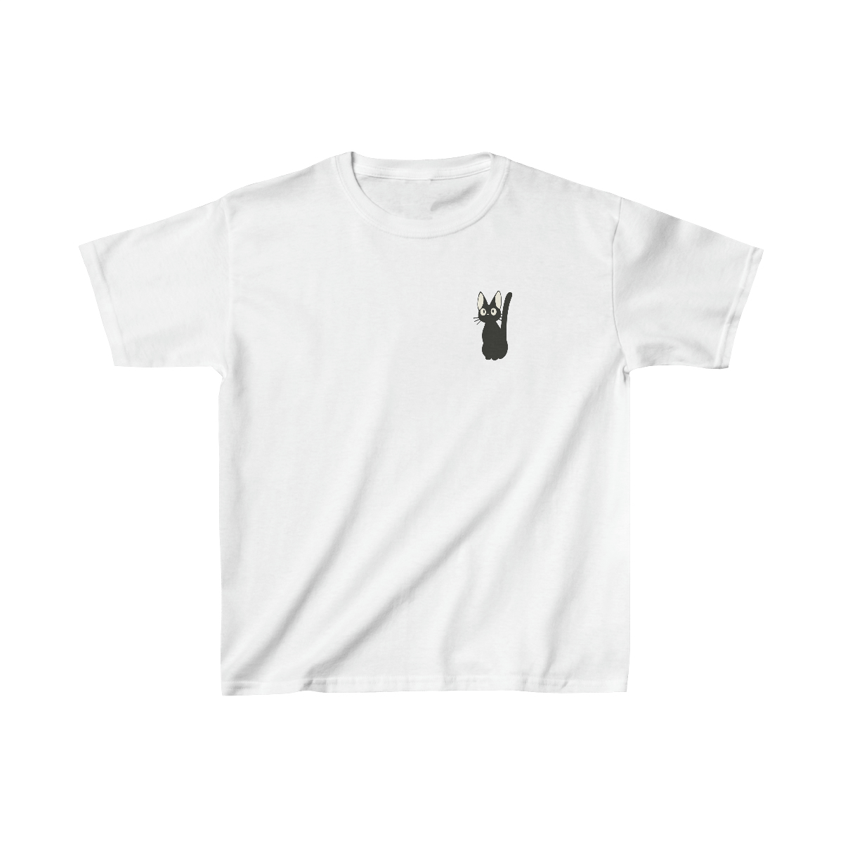 T-Shirt Enfant Jiji Le Chat Kiki la Petite Sorcière Studio Ghibli