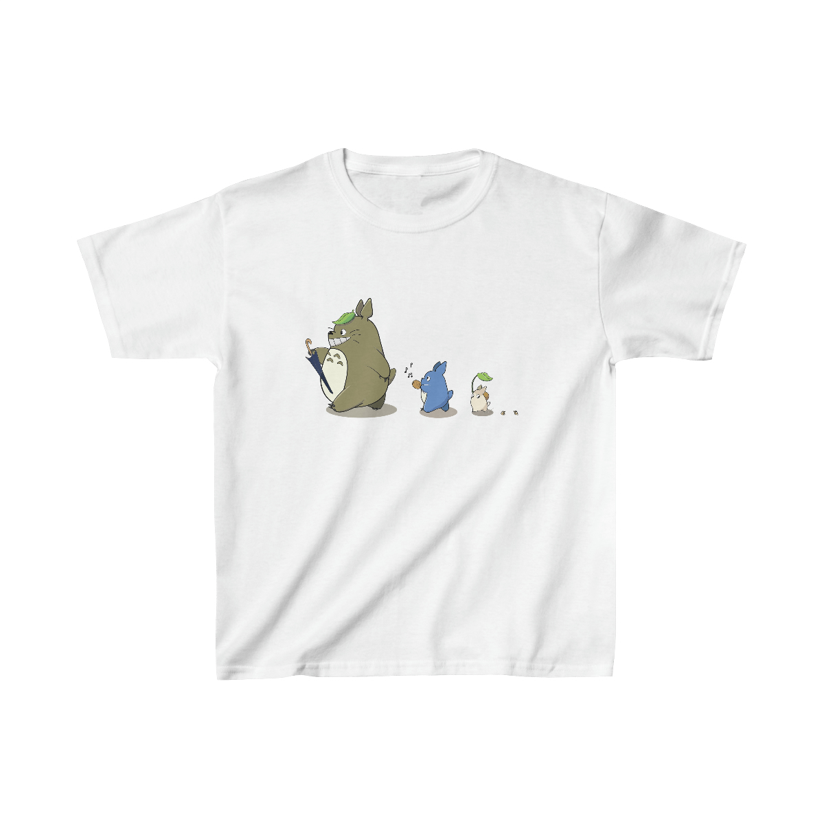 T-Shirt Enfant Totoro Se Baladant Mon Voisin Totoro Studio Ghibli