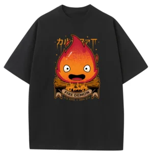 T-Shirt Calcifer Le Château Ambulant