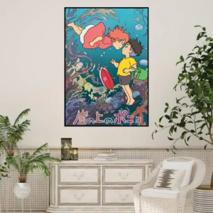 Poster Ponyo Et Sosuke