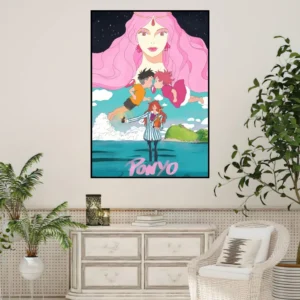 Poster Ponyo Sosuke et Grandmammare