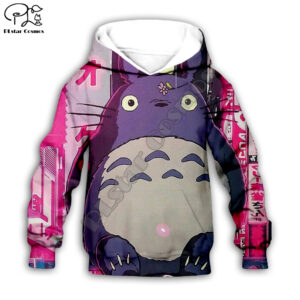 Sweat Totoro Rose Mignon Étonné