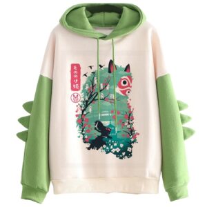 Sweat Totoro Sous un Arbre Kawaii