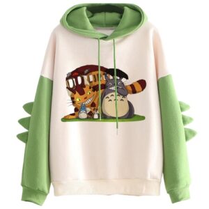 Sweat Totoro avec le Chat-Bus