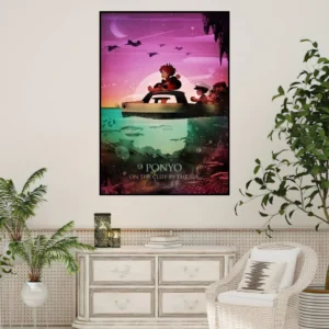 Poster Ponyo En Mer